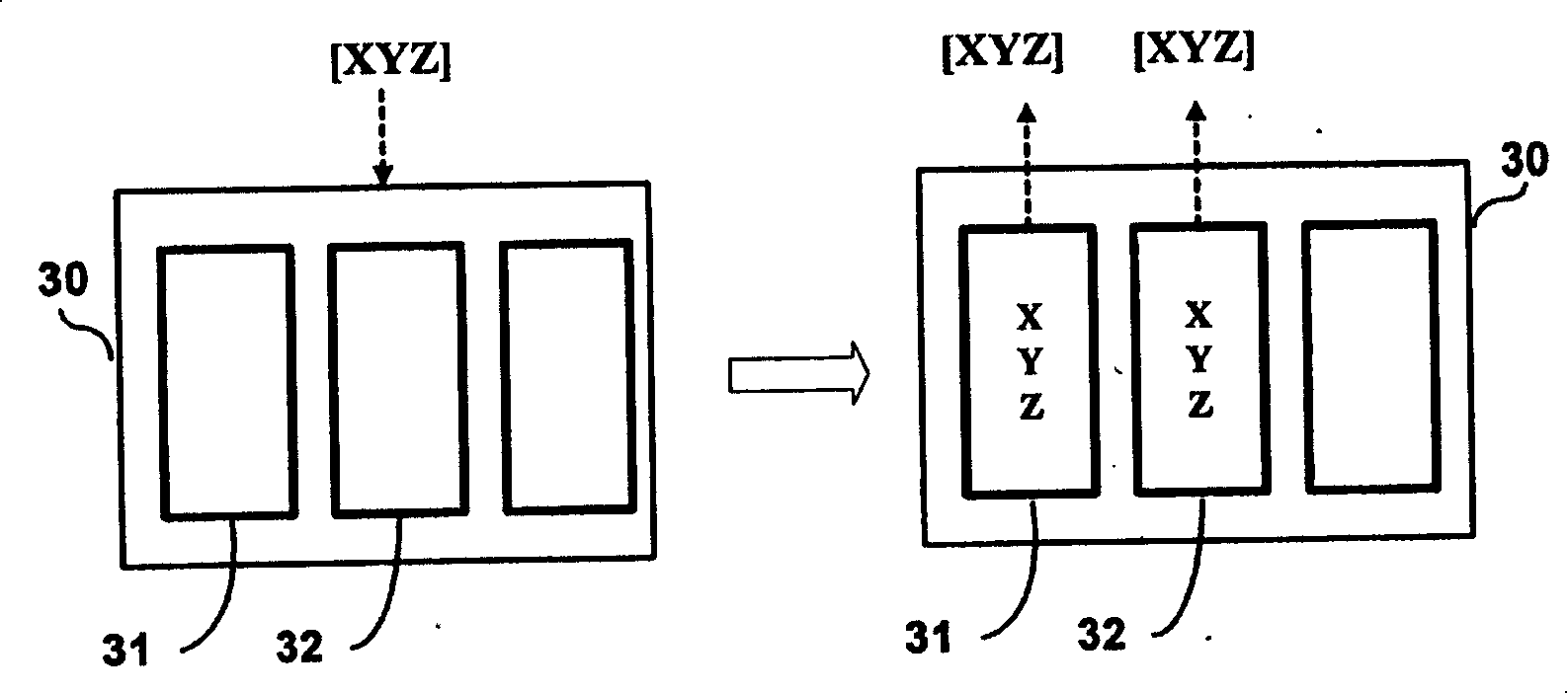 Redundance type magnetic disc array storage data reliability test method and system