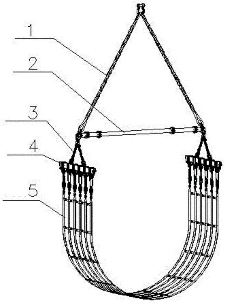 An aircraft hoisting sling