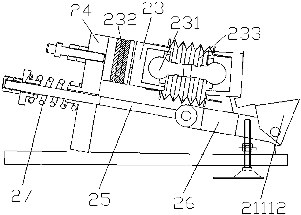 Silicon rod crushing and screening mechanism and crusher