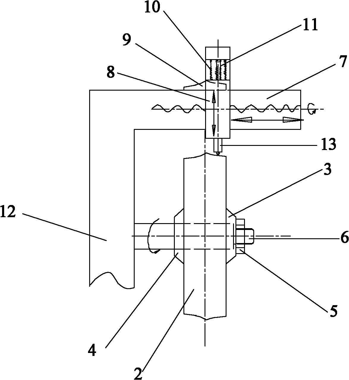 Processing method of molding curve part and device used in same