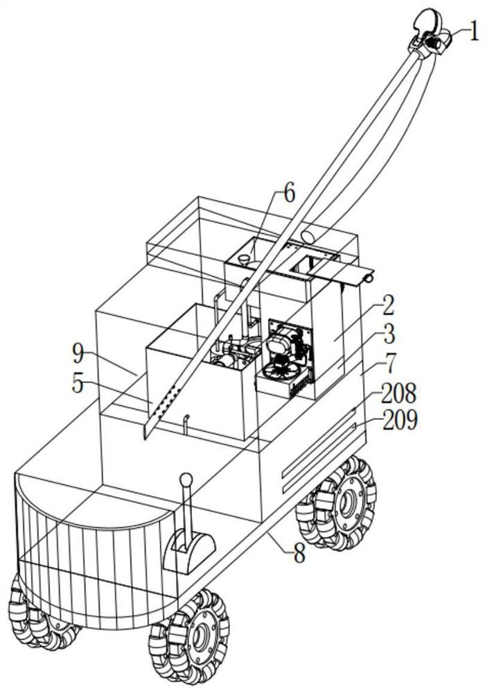 A surge-type saccharification self-beating full separation picking car for golden cherry seeds