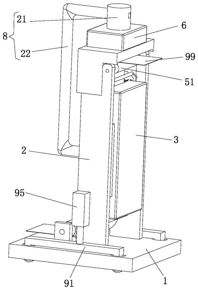 Vertical oven for aluminum foil corrosion production