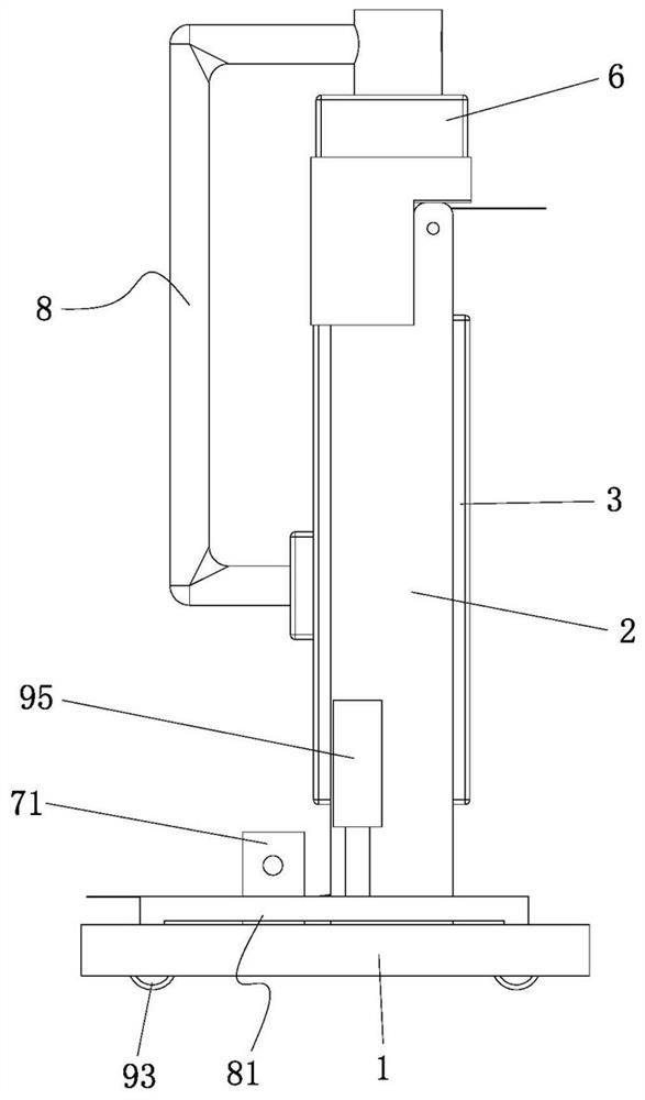 Vertical oven for aluminum foil corrosion production