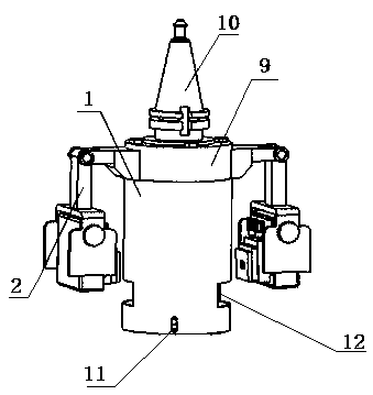 Measuring method of measuring device for machining error of thin-walled parts based on spatial light modulator