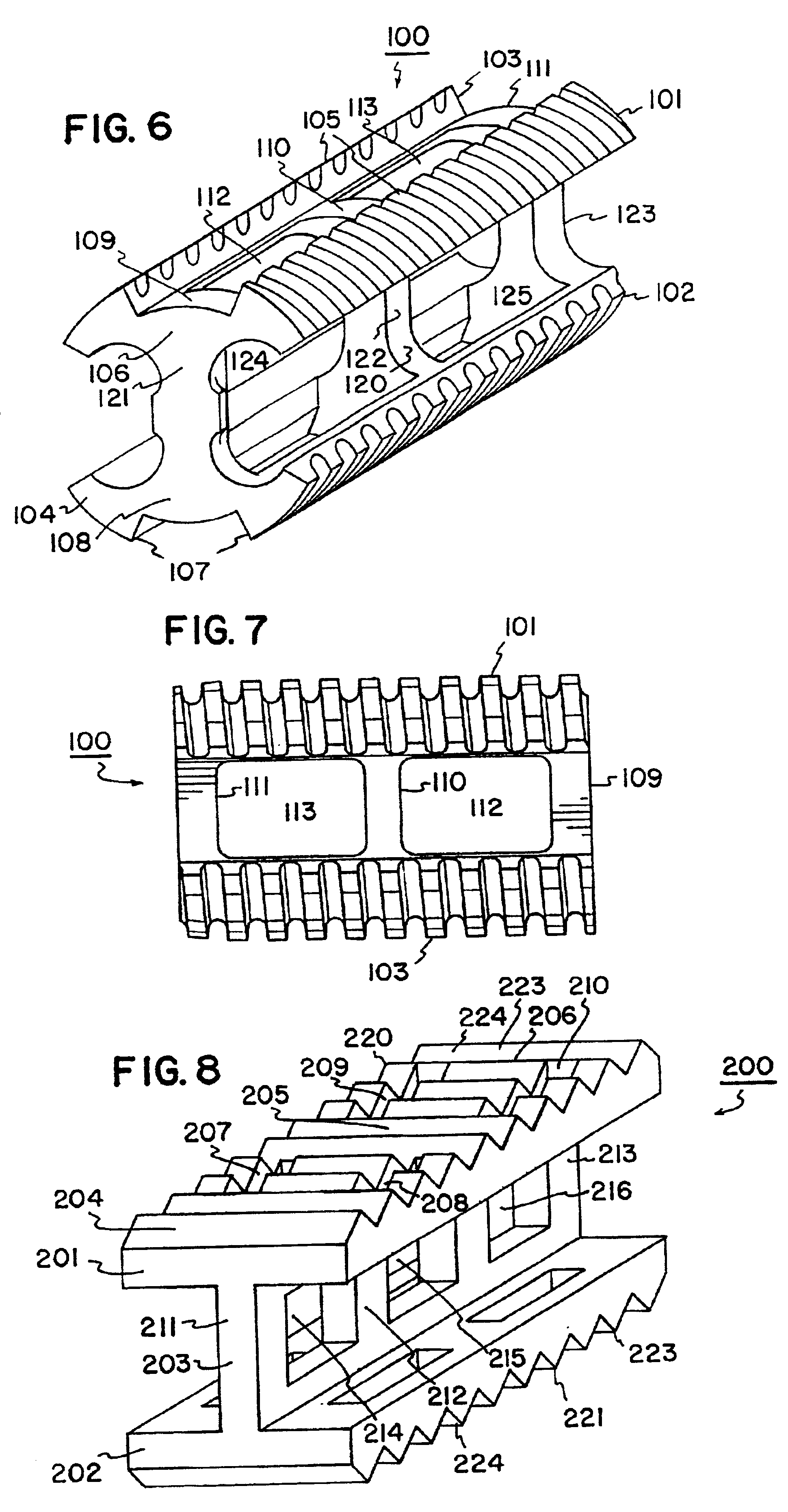 Intevertebral implant with reduced contact area and method