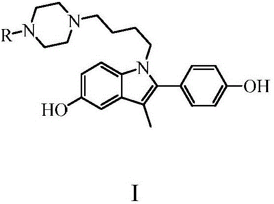 Piperazinyl-containing indole derivatives, and preparation method and application thereof