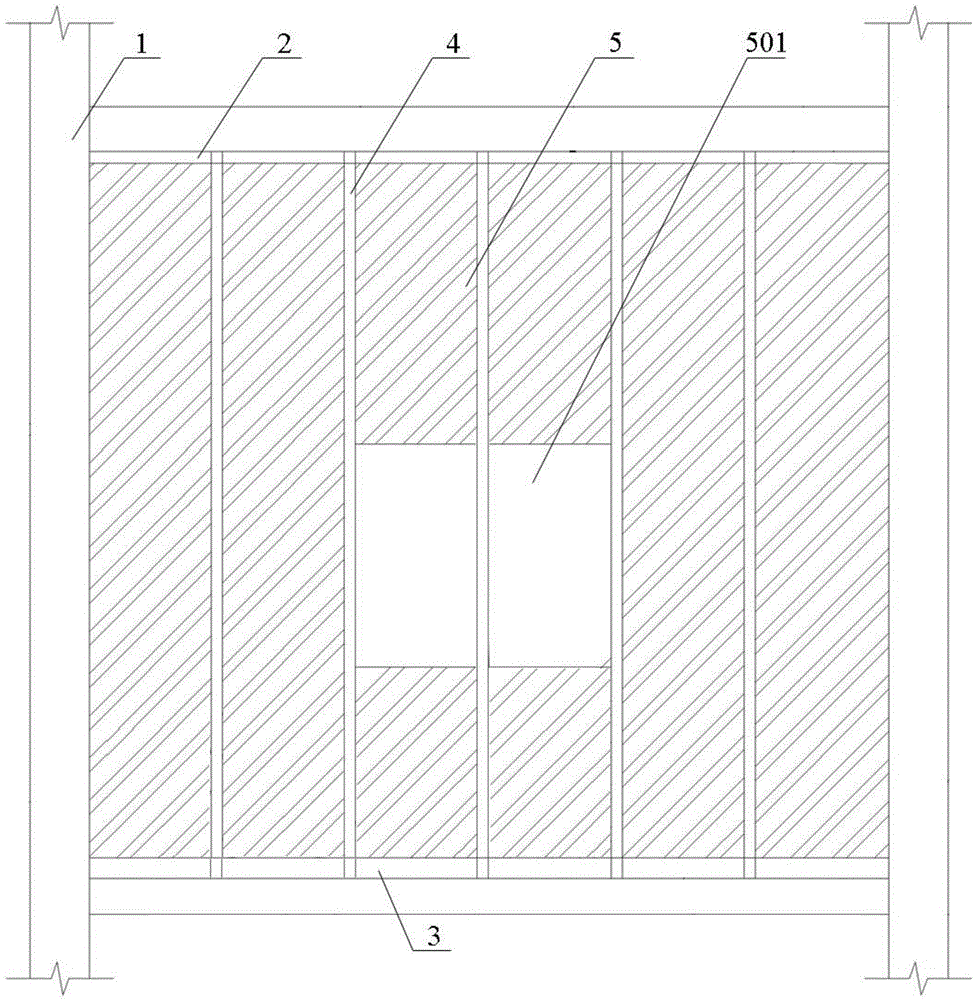 Combined wall and manufacturing method thereof