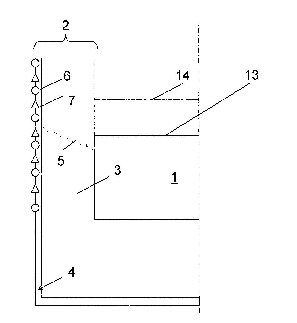 Method and Device for Measuring Levels of Cast Iron and Slag in a Blast Furnace