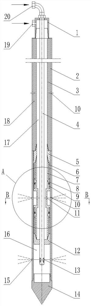 A dual-channel layered injection device for in-situ remediation of contaminated sites