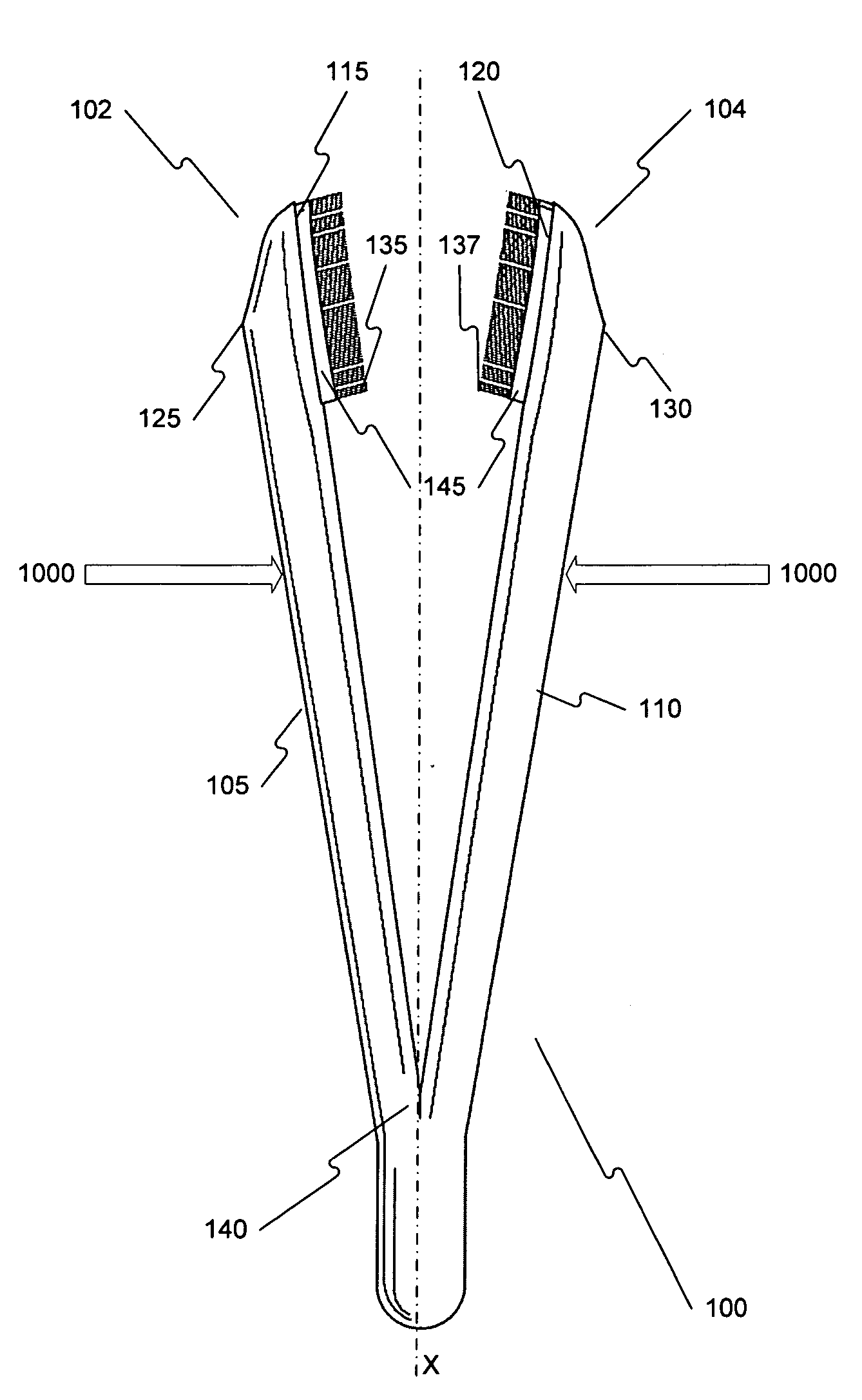 Device and system for applying a hair coloring product to a lock of hair