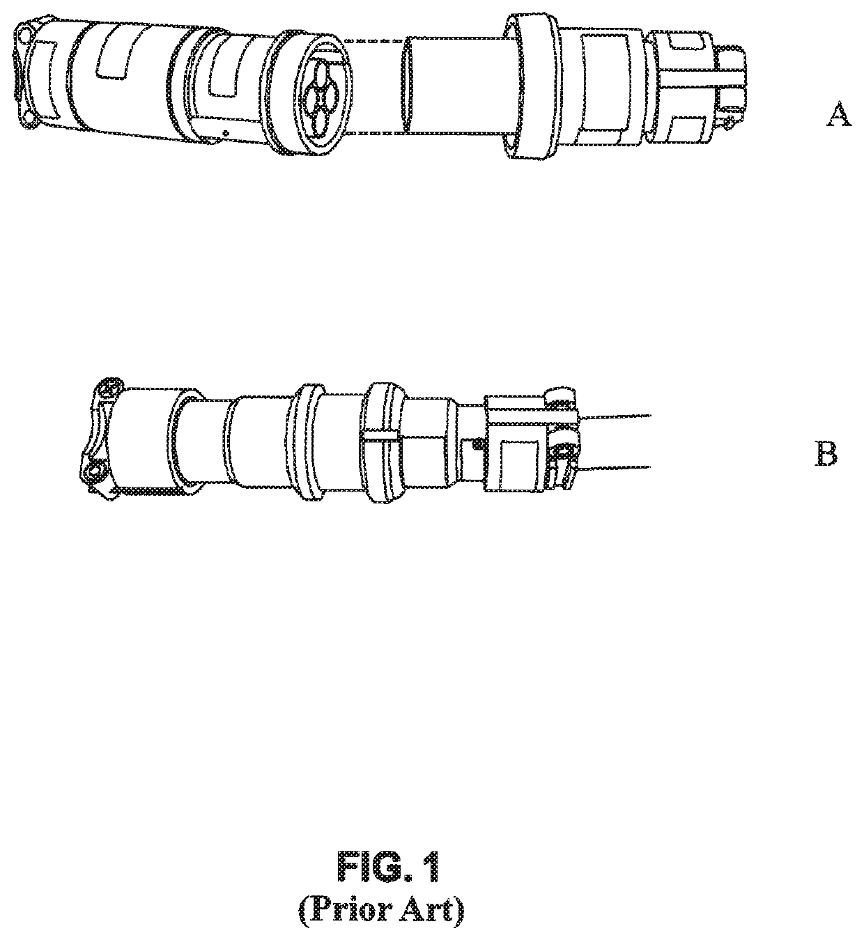 Electrical connector housings with cam-lock couplings