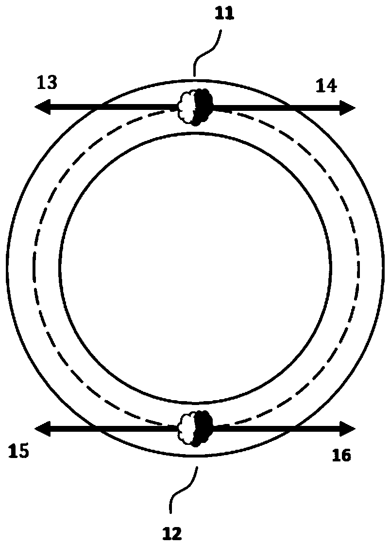 Orbital angular momentum light-driven Sagnac atom interferometer and measurement method