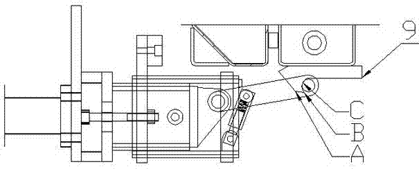 Automatic pull-and-push box mechanism for fixed type rubbish compression device