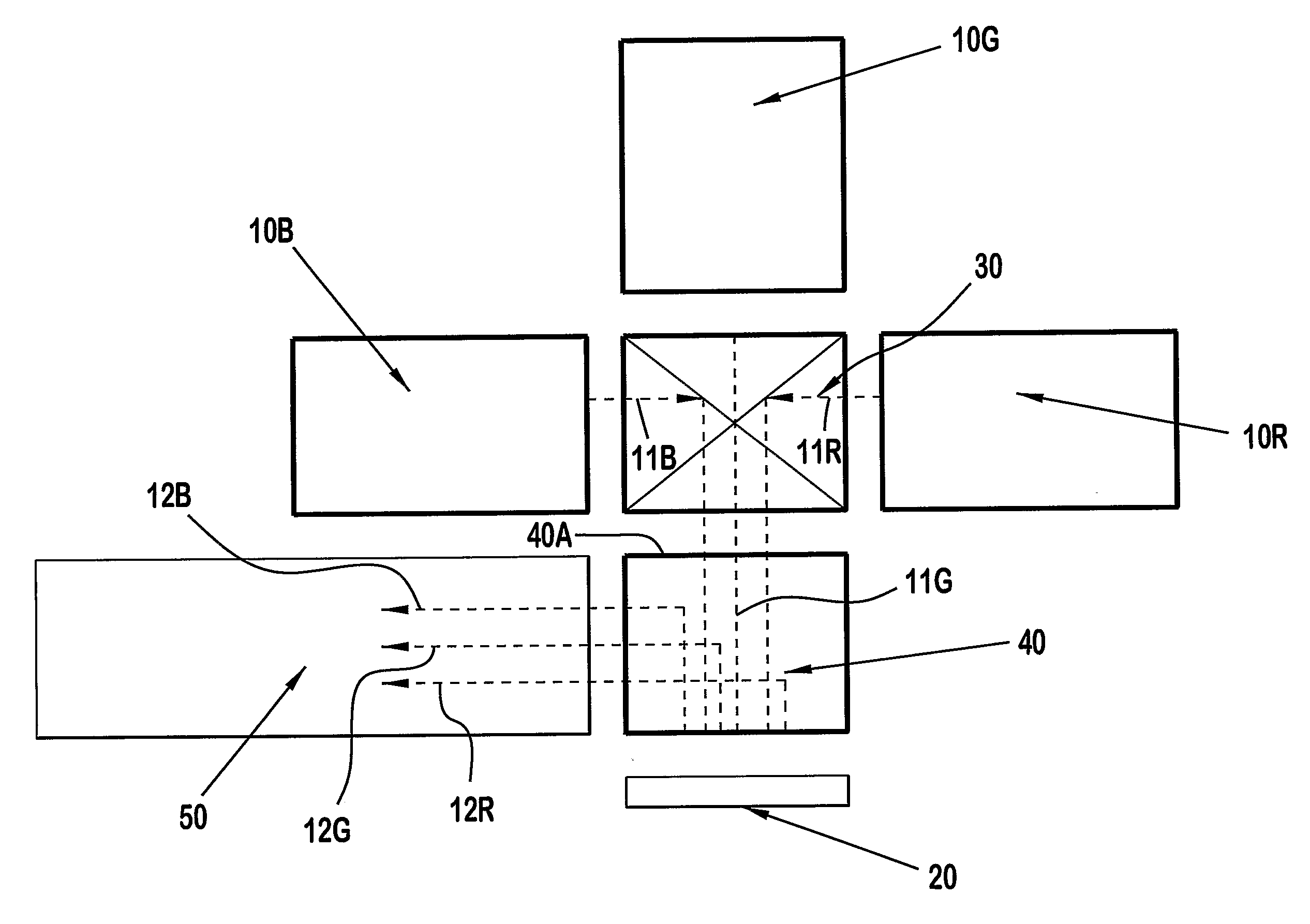 Discrete High Switching Rate Illumination Geometry For Single Imager Microdisplay