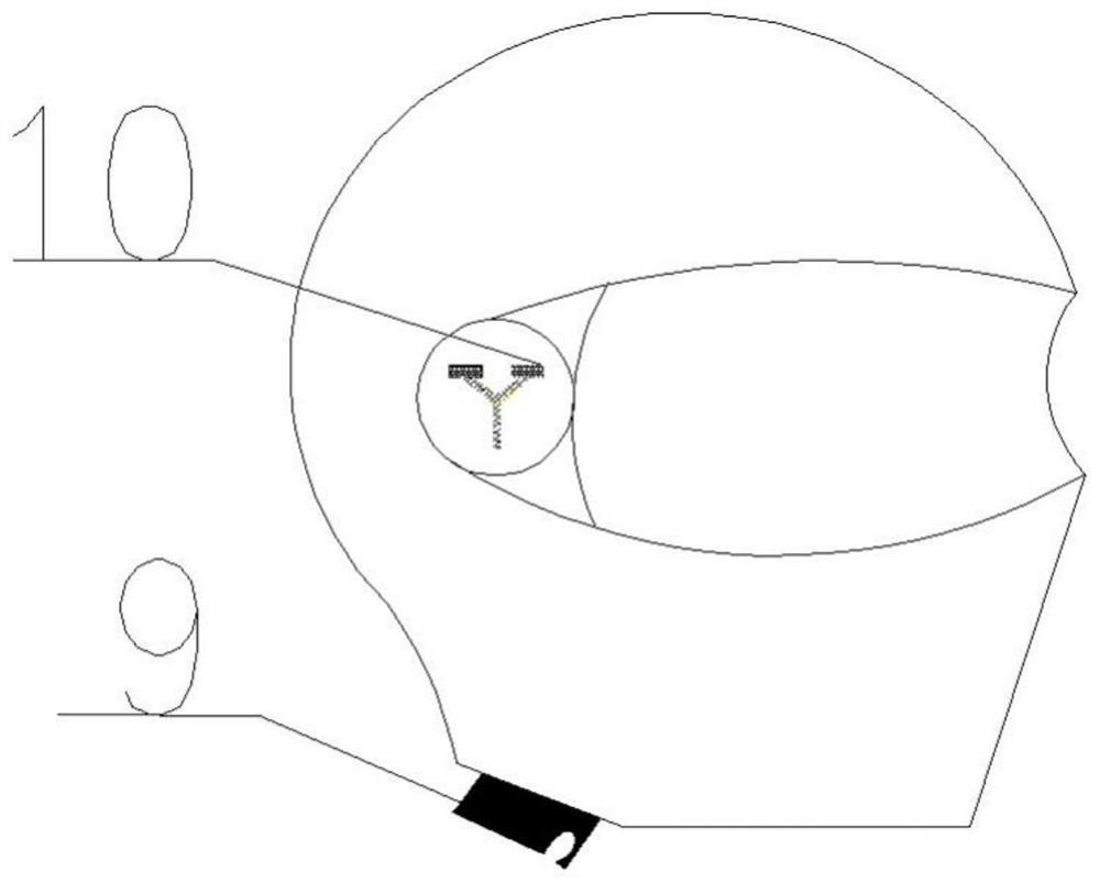 Comprehensive helmet integrating heating, refrigeration and dehumidification