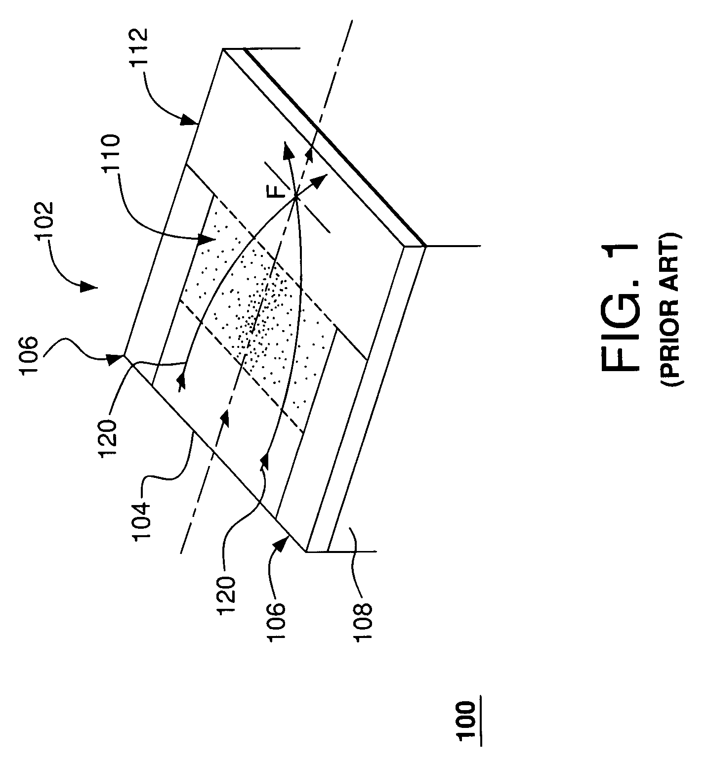 Optical device having a waveguide lens with multimode interference