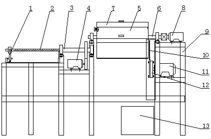 A bullet-bore vegetable conveying device for a vegetable cutter