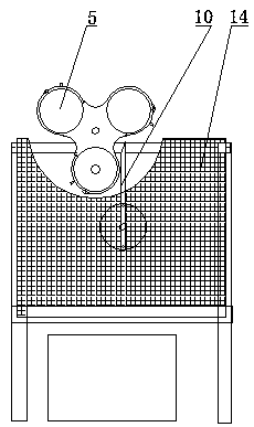 A bullet-bore vegetable conveying device for a vegetable cutter