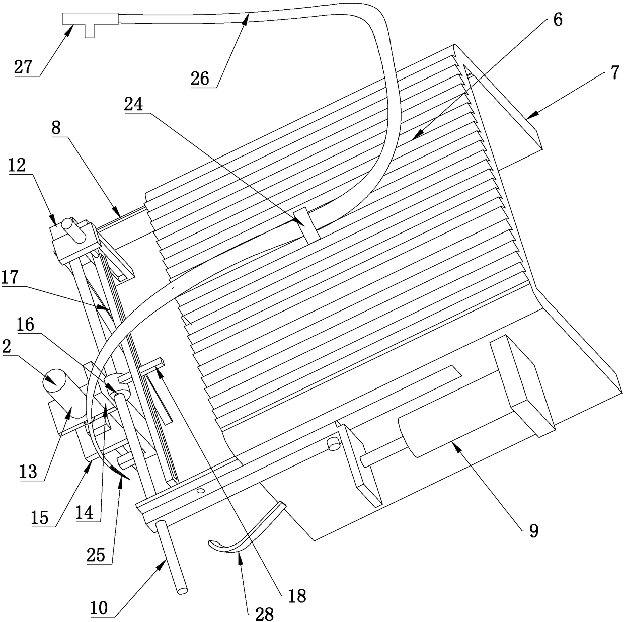 Boning and tooth separation device for impacted tooth extraction