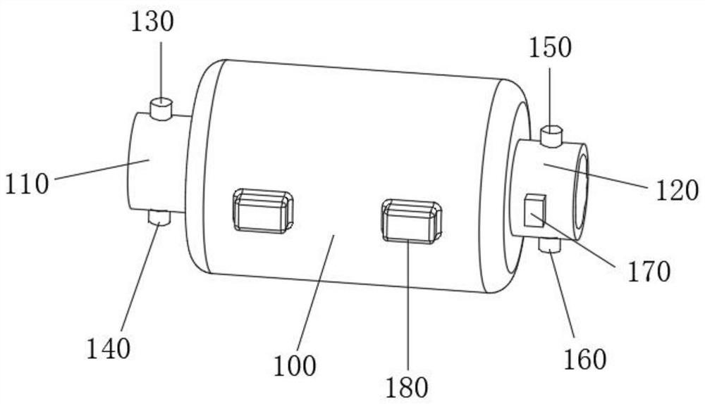 A three-way catalytic converter anti-clogging structure