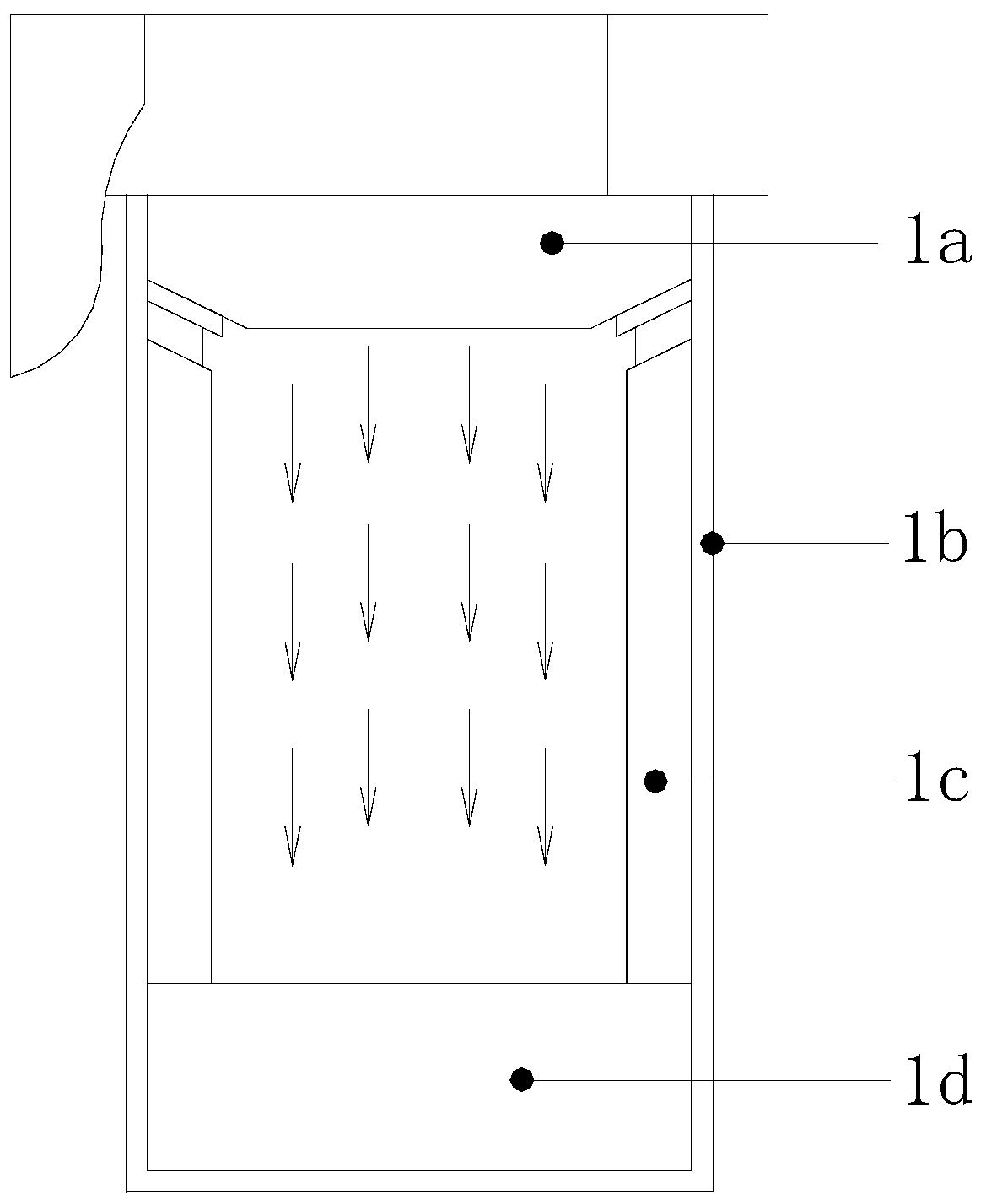 Self-regulation type ink box based on annular crushing