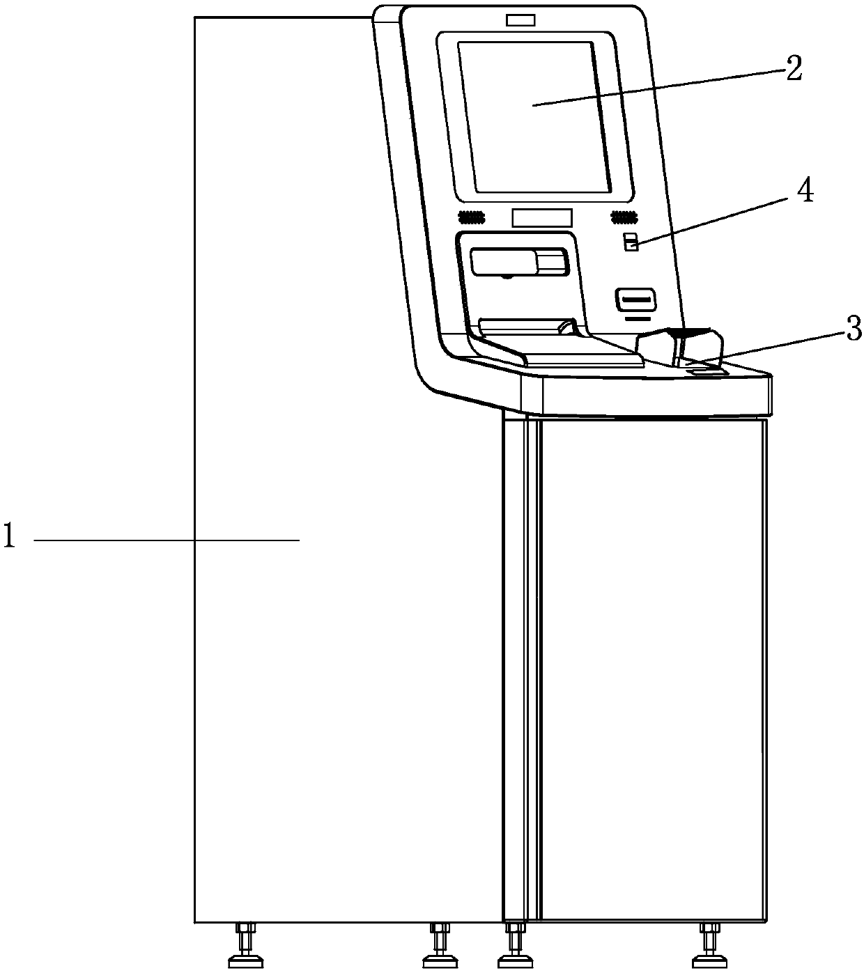 Multifunctional self-service financial device and service system, and a service method