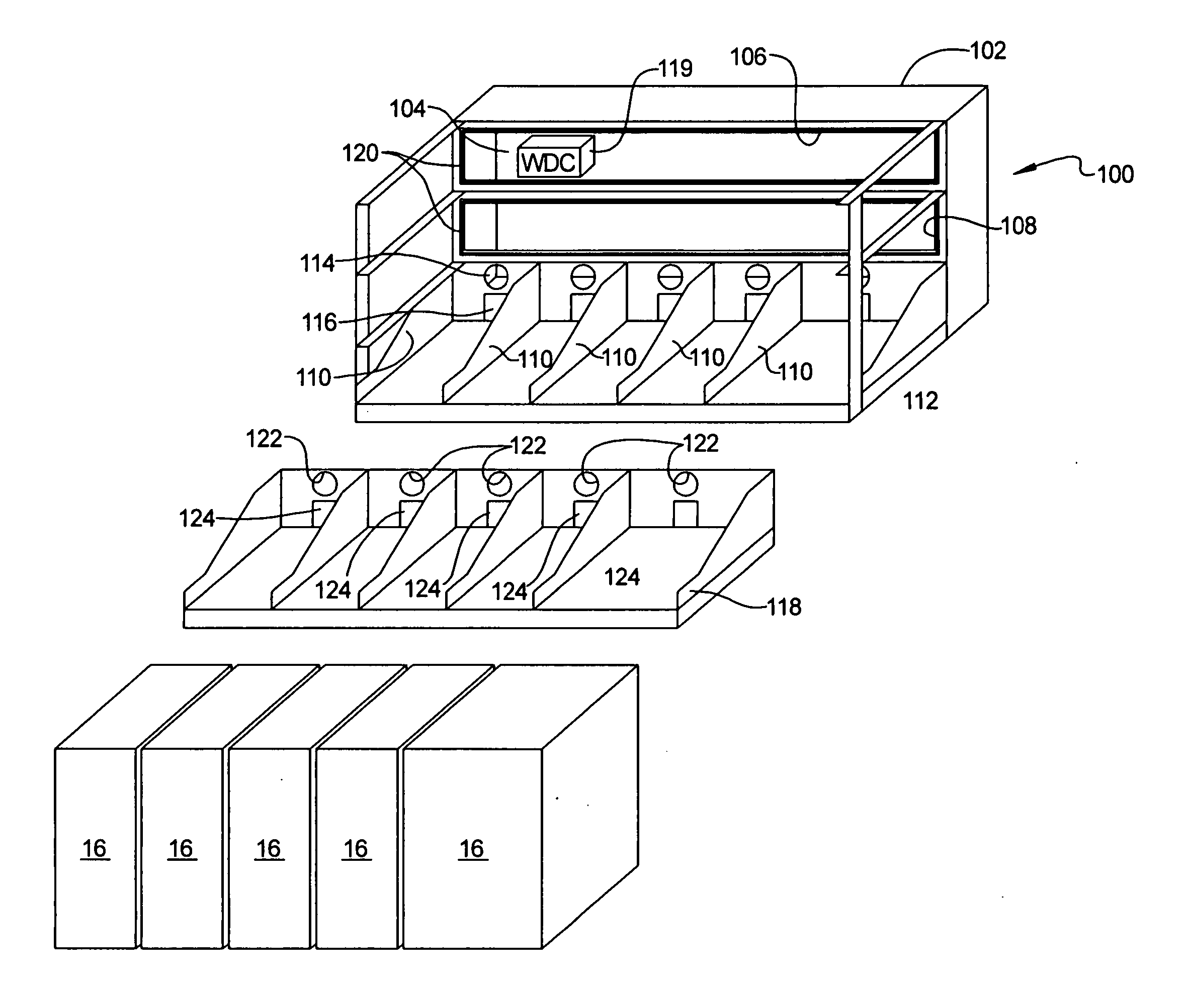 Mechanically isolated wireless communications system and method