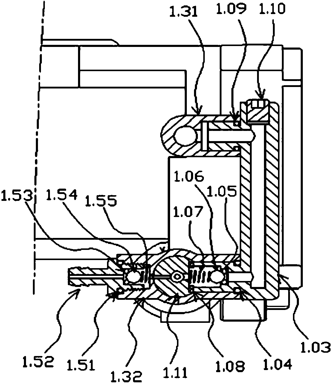 Energy-saving type high-flow high-pressure water pump and method for high-pressure washer