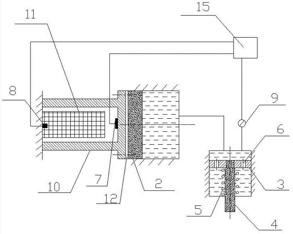 Self-locking clamping device based on thermally induced linear expansion