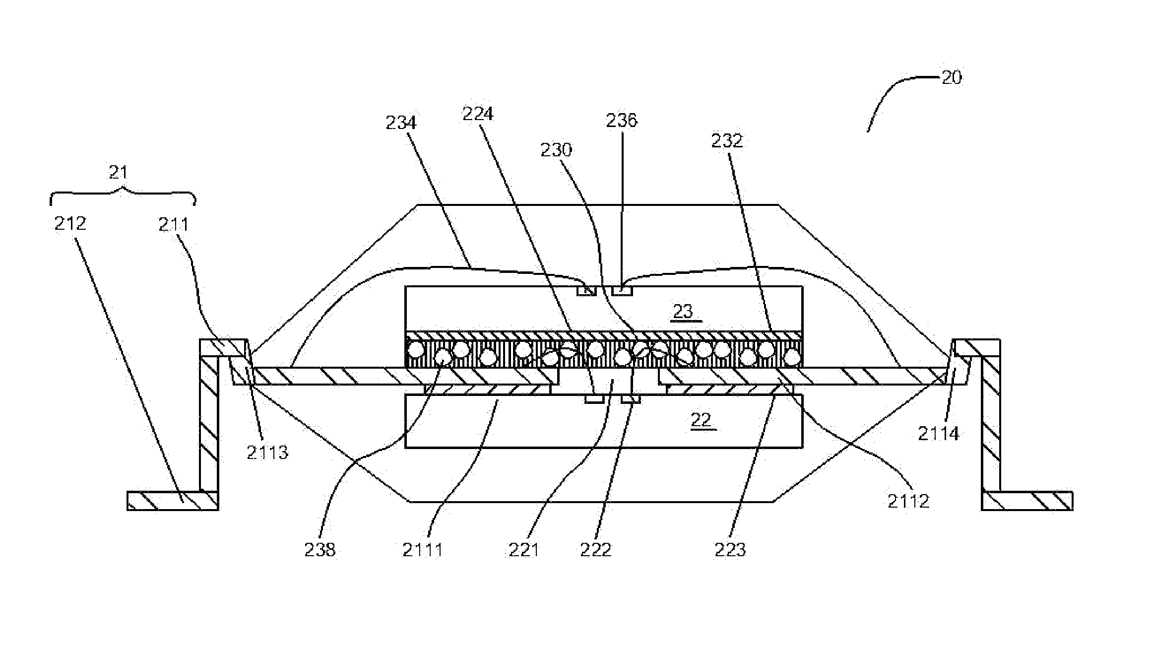 Chip-On-Lead and Lead-On-Chip Stacked Structure
