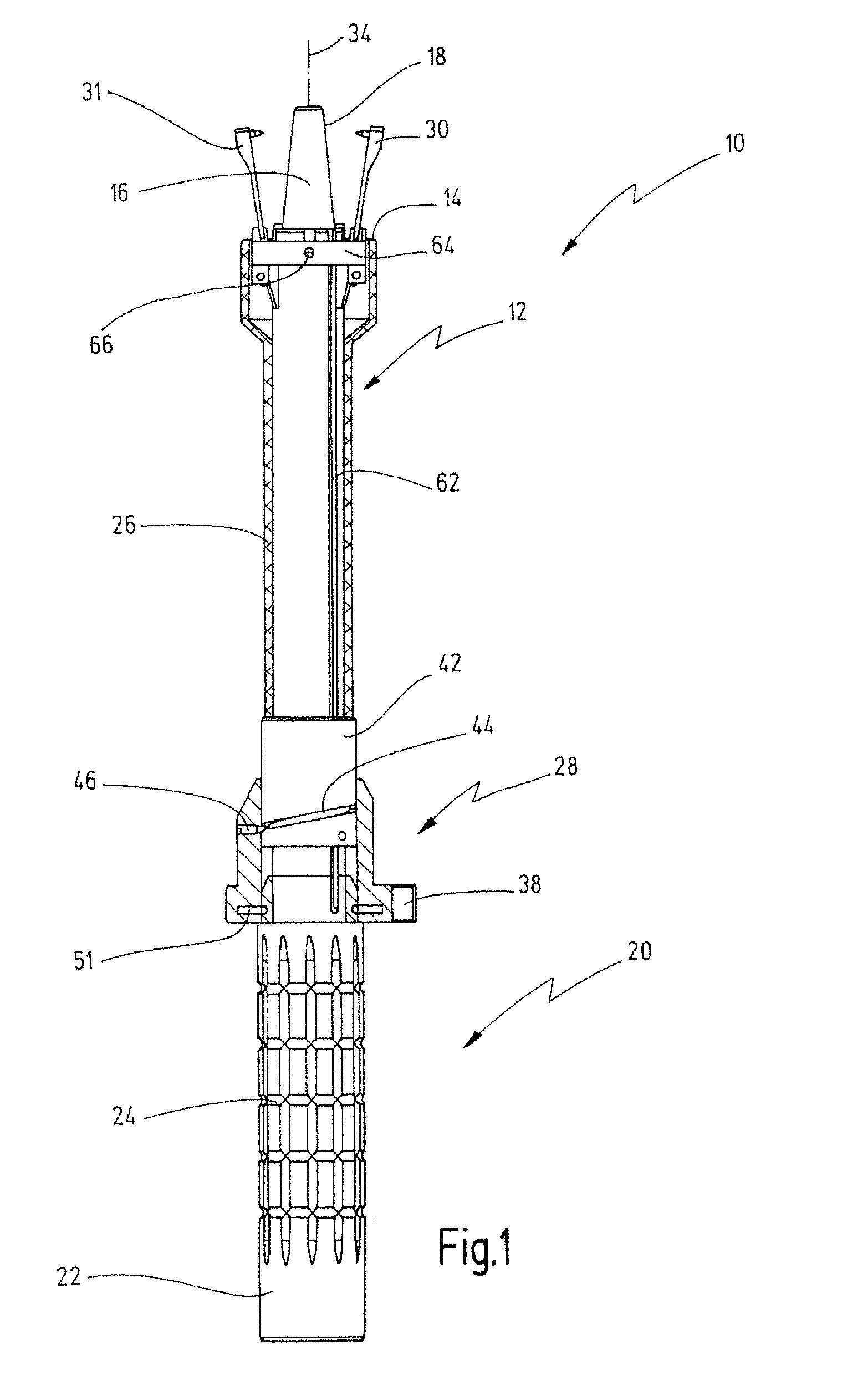 Device for performing examinations and surgical interventions on the uterus