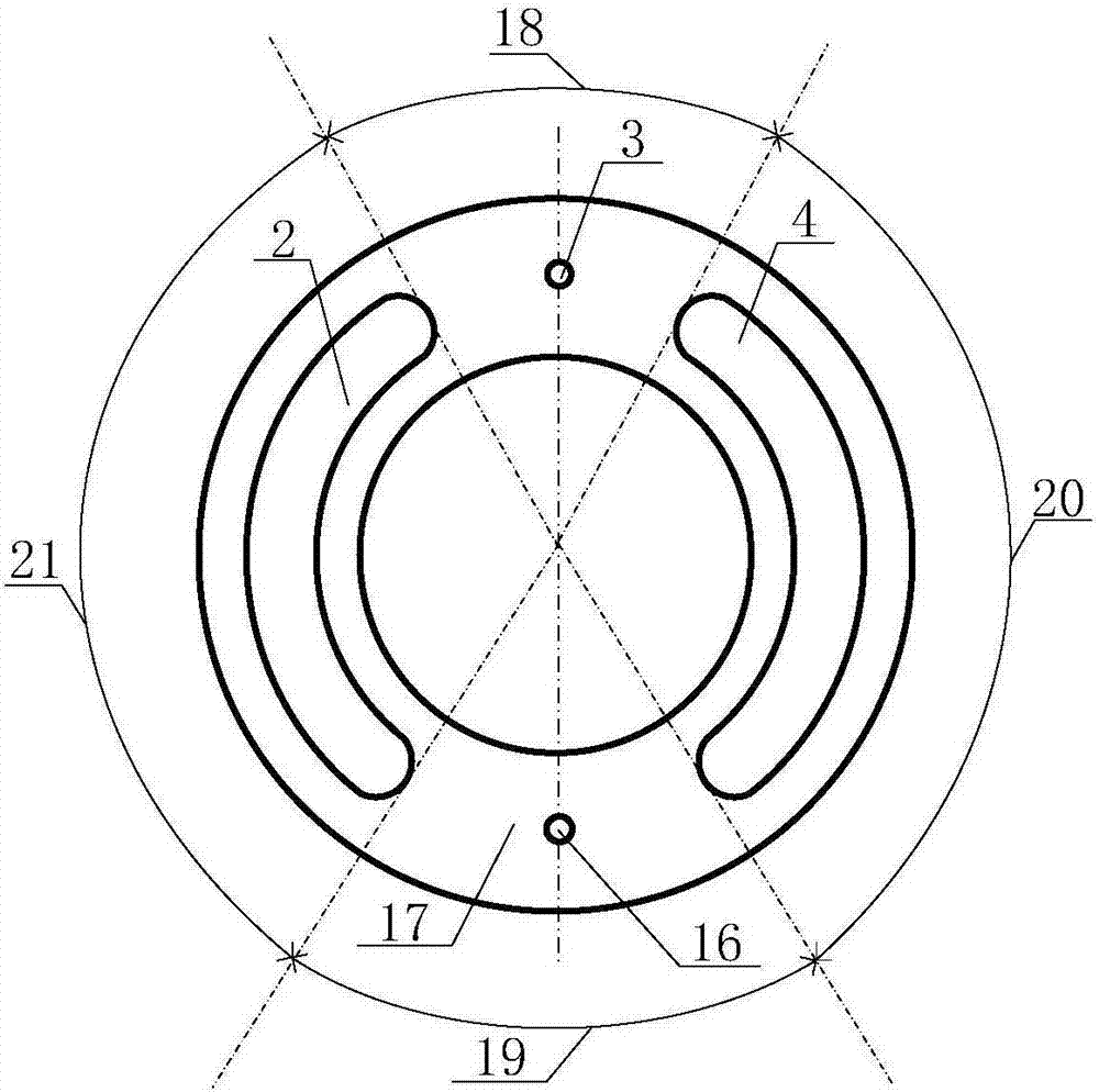 A pressure pulsation attenuation device with adjustable attenuation frequency integrated in the plunger pump