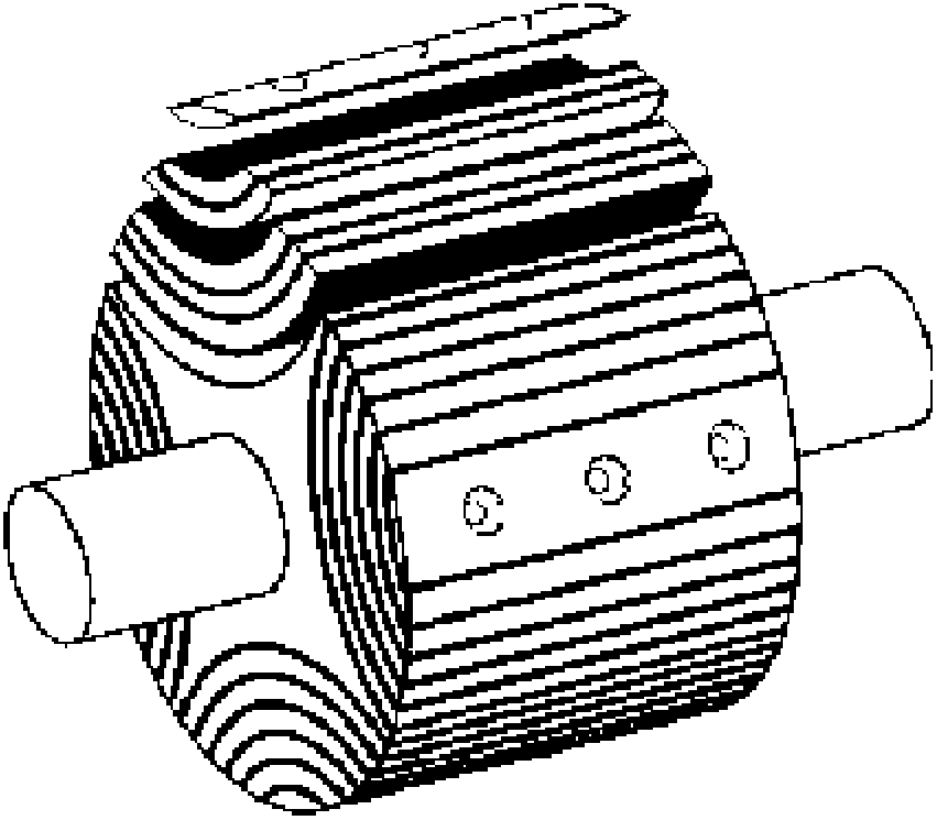 Transverse laminated synchronous reluctance motor with auxiliary permanent magnets