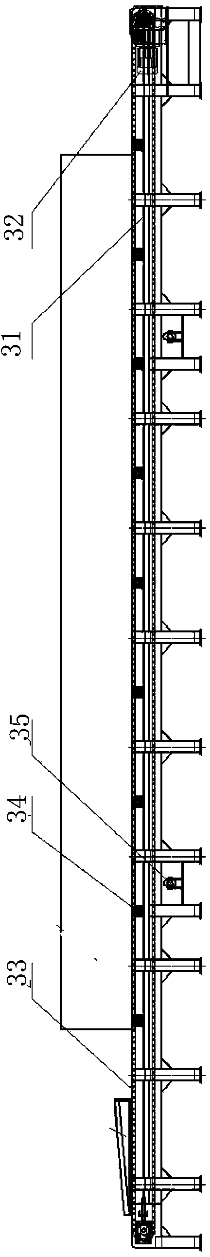 Digitalized two-step method filling operation assembly line for directly-buried polyurethane thermal insulation pipes