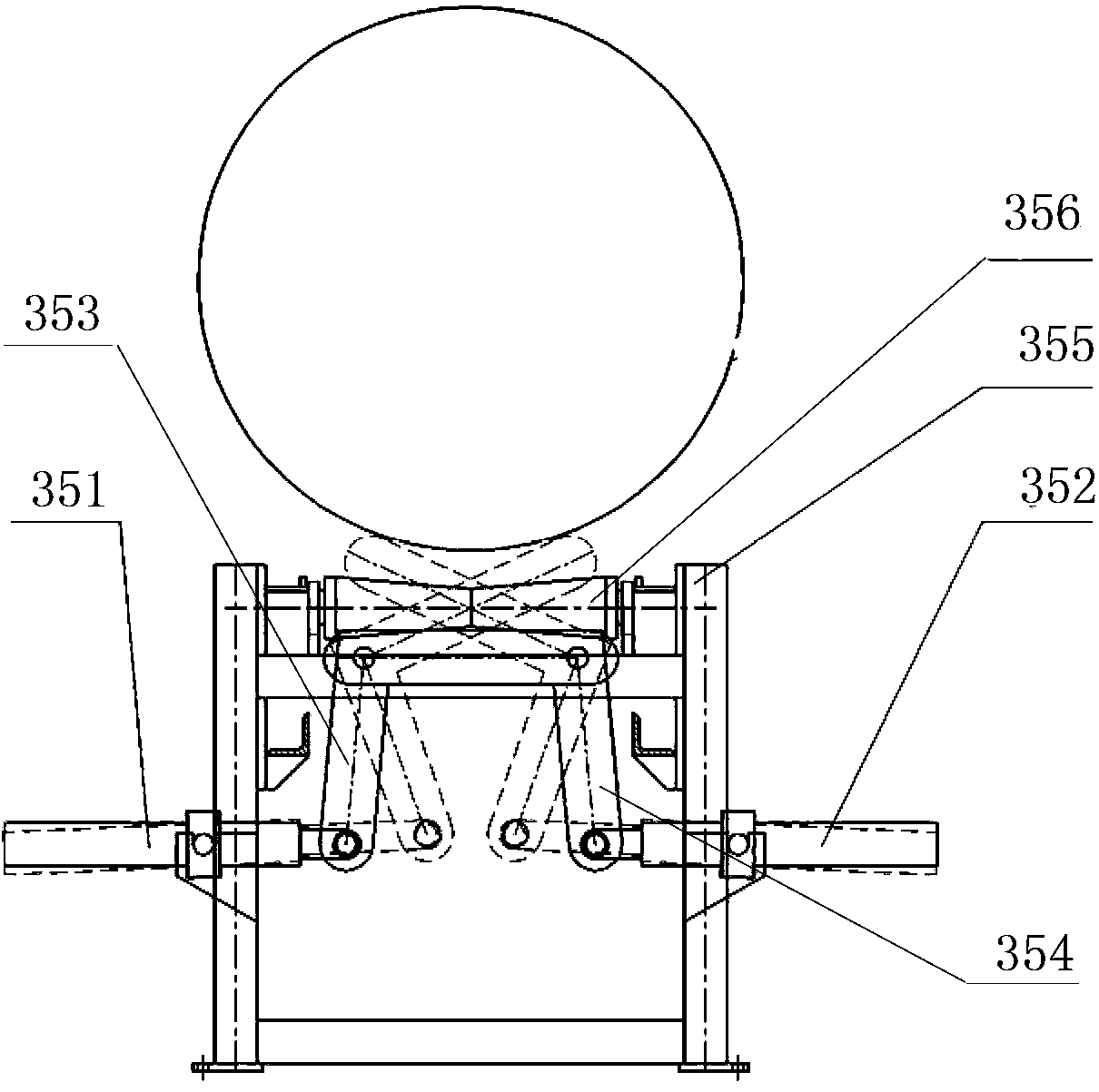 Digitalized two-step method filling operation assembly line for directly-buried polyurethane thermal insulation pipes