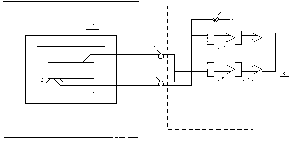 Method for monitoring composite material engineering temperature