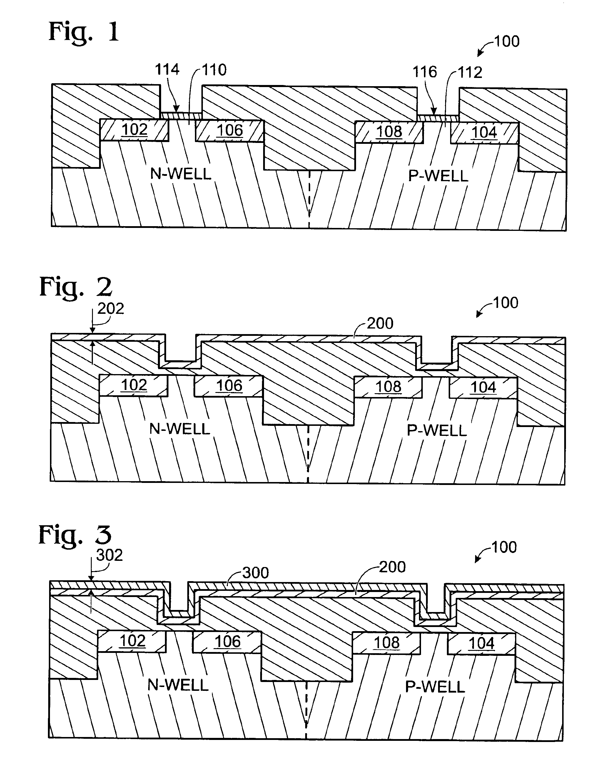 System and method for integrating multiple metal gates for CMOS applications