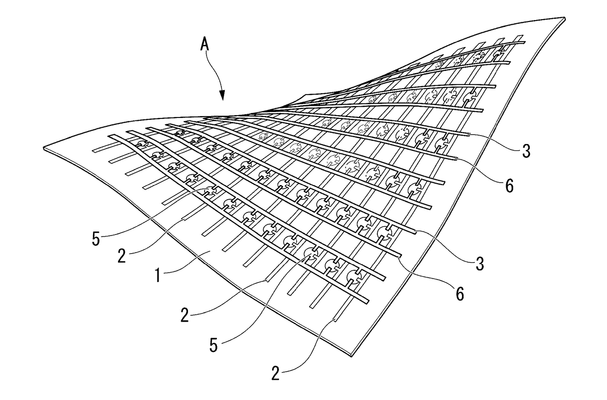 Stretchable conductor, method for manufacturing same, and paste for forming stretchable conductor