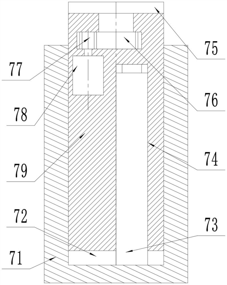 Adjustable multi-point tunneling device for exploiting gypsum mine