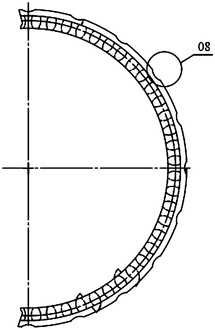 Special external guidance double row cylindrical roller bearing for vertical mill