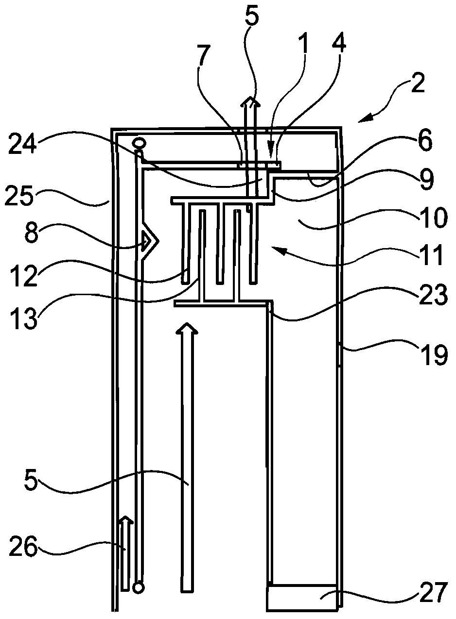 Valves and cooling systems for wet-running friction clutches