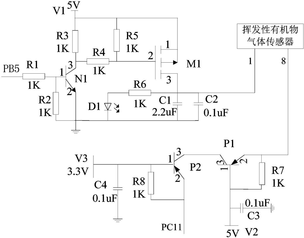 Air quality display system