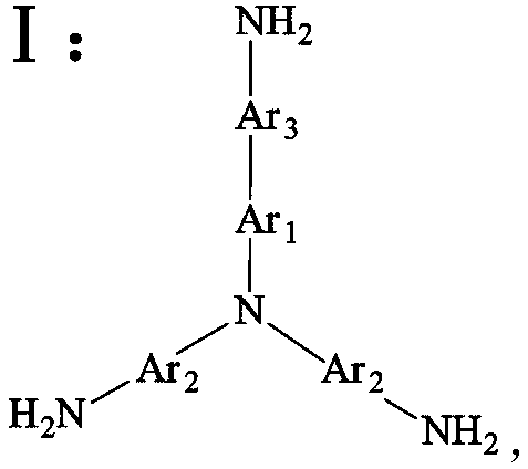 Hyperbranched polyimide containing benzothiazole structure and preparation method and application thereof