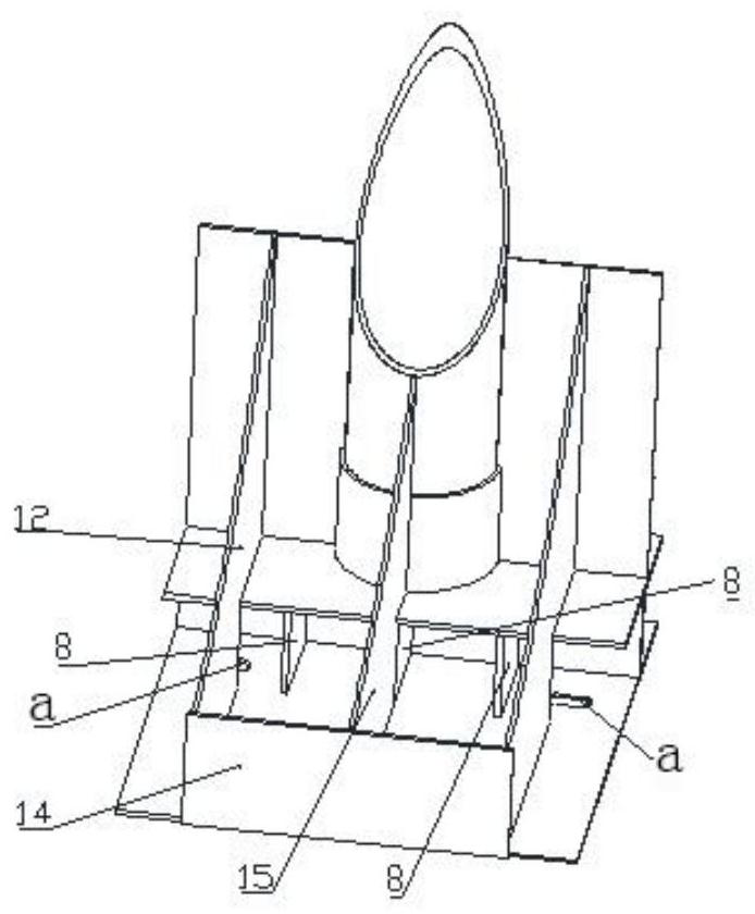 Saddle structure of large-volume low-temperature vacuum storage and transportation container