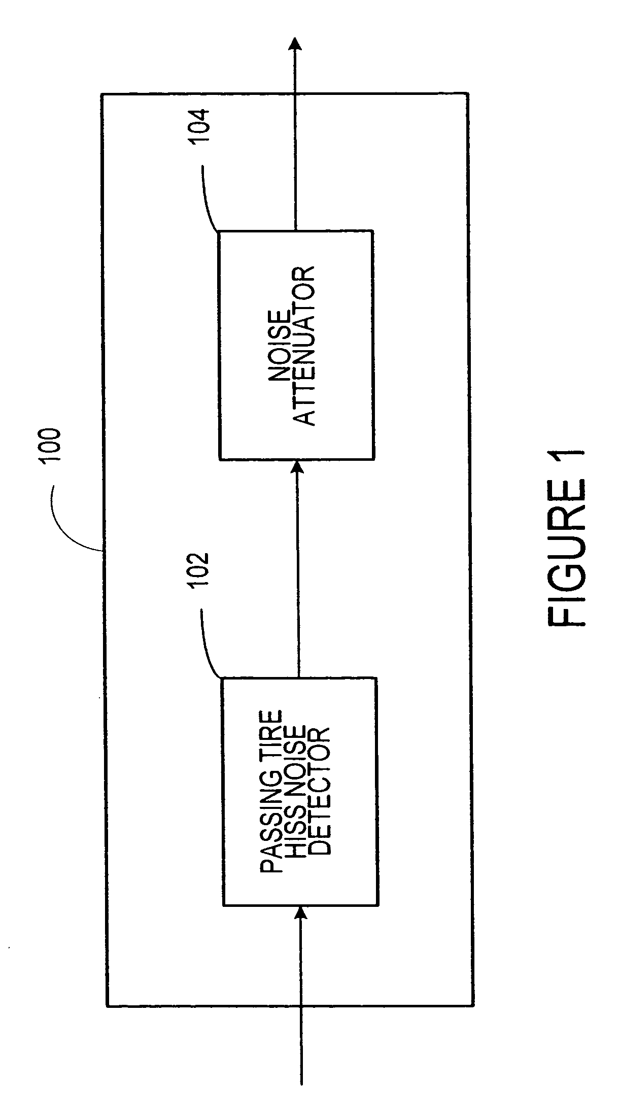 System for suppressing passing tire hiss