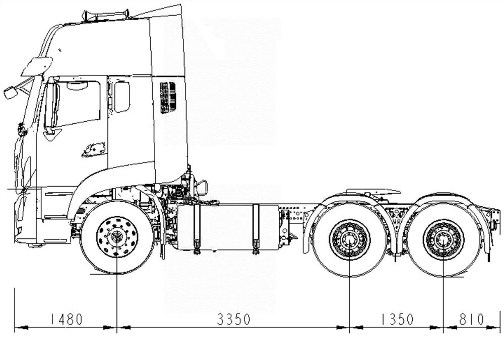 6 * 4 semi-trailer tractor