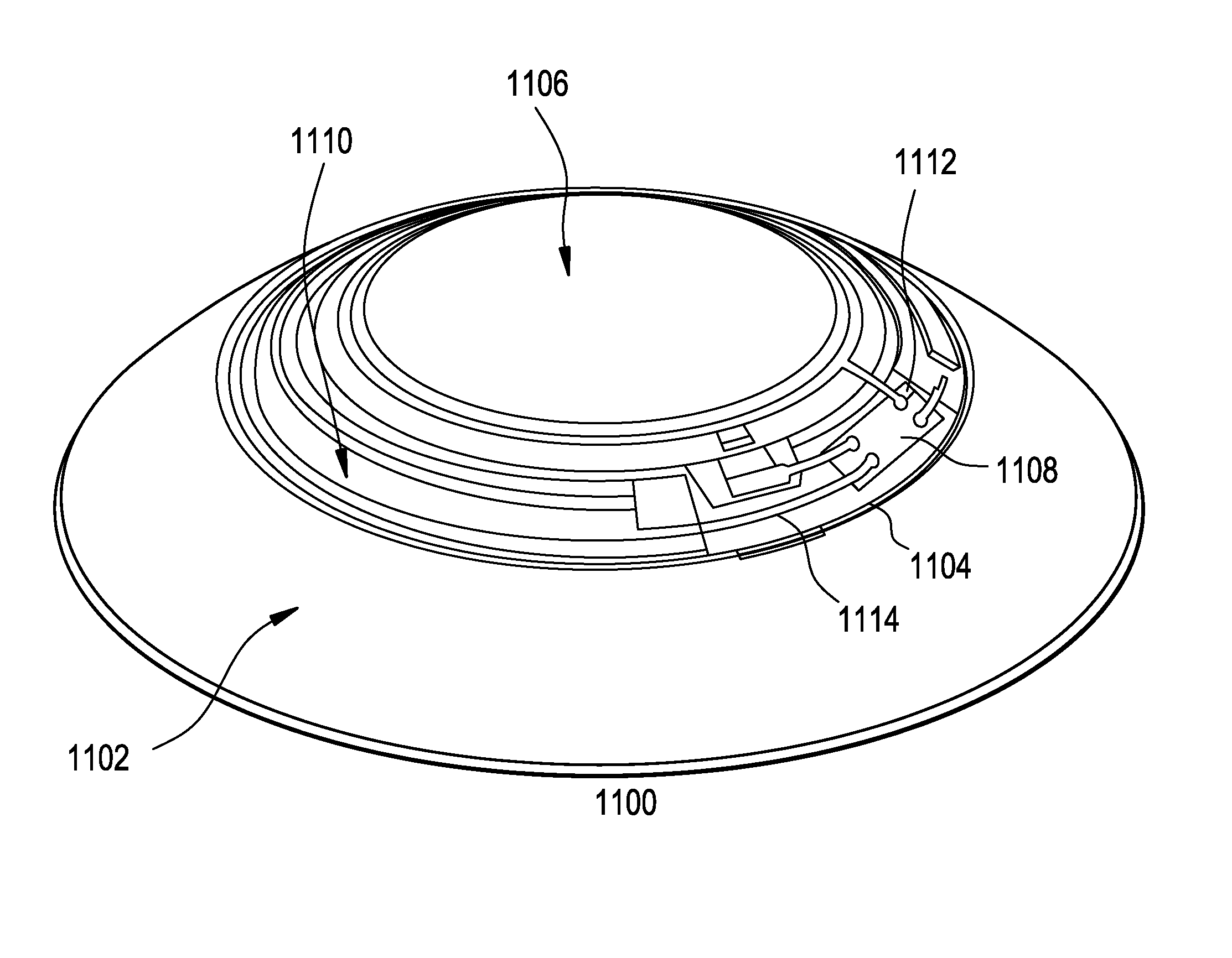 Electronic ophthalmic lens with lid position sensor