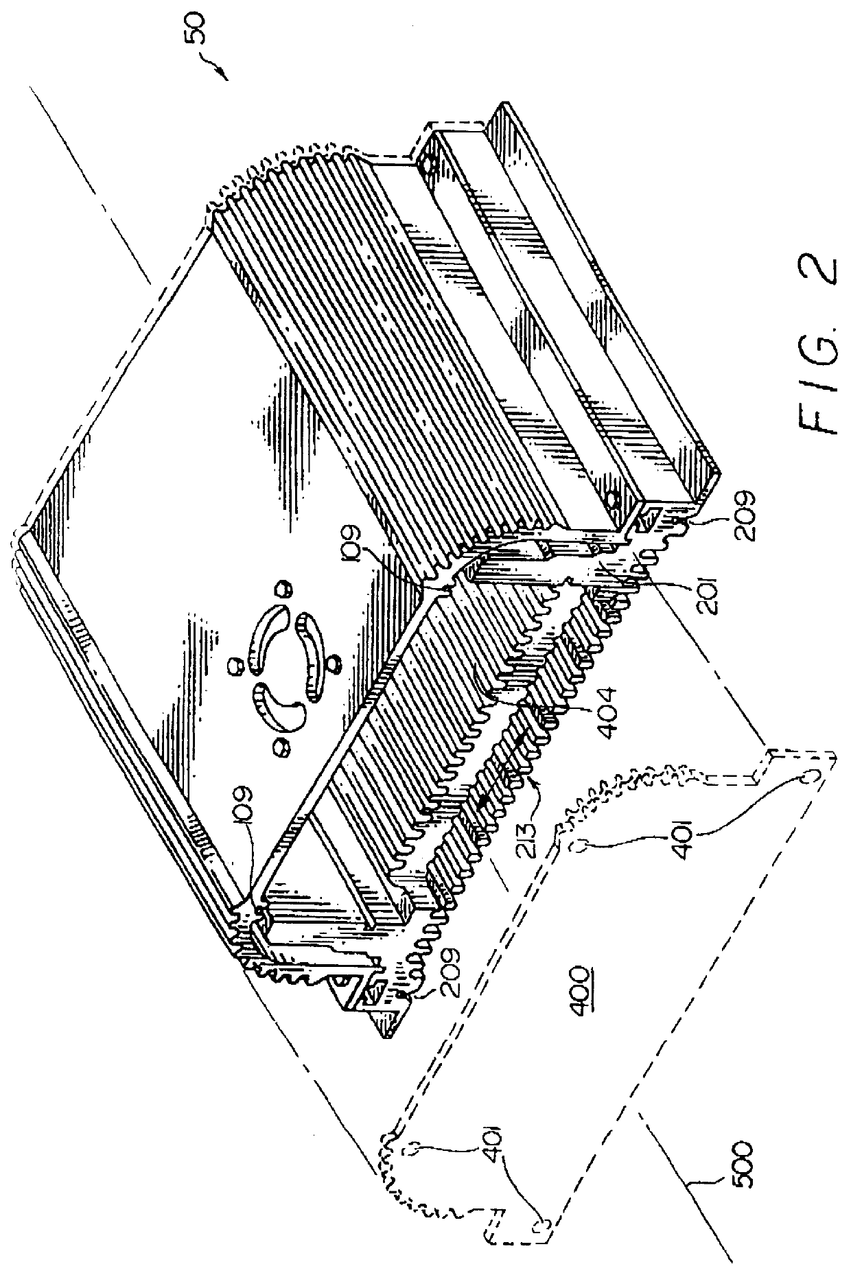 Heat dissipating housing for electronic components