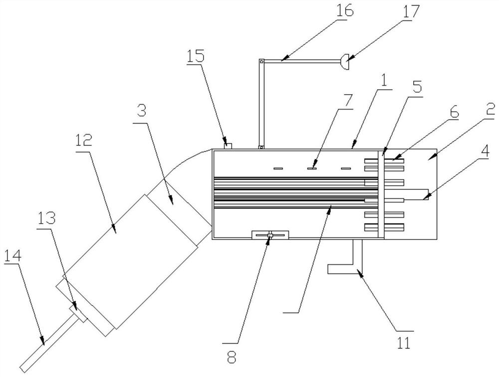 High-heat-dissipation charging gun made of recycled plastic