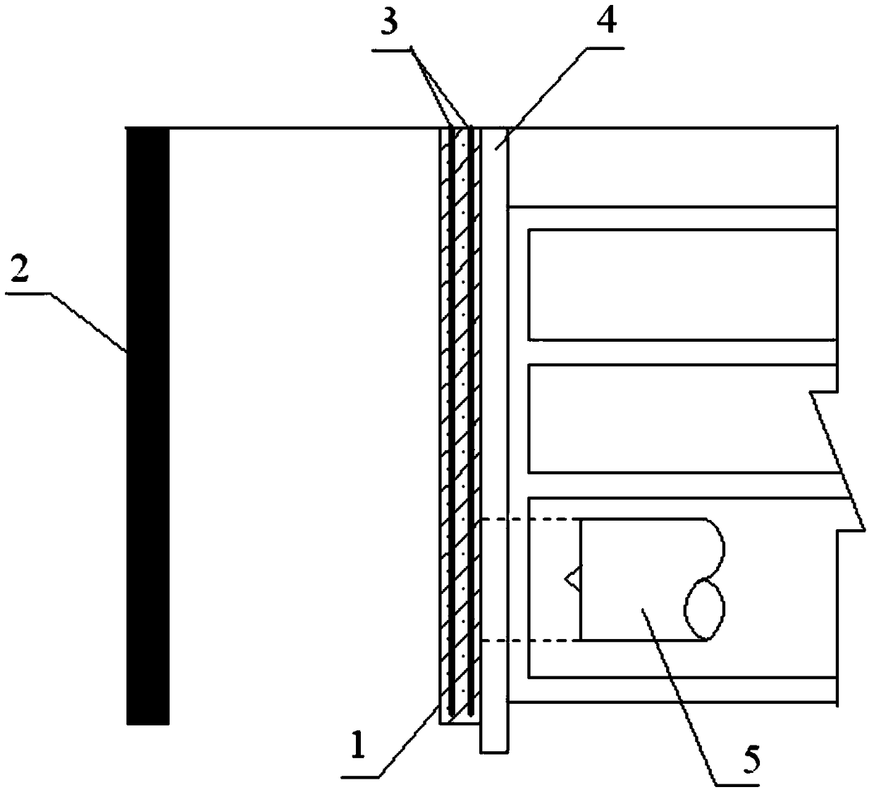 Joint reinforcement structure for shield tunnel end and a construction method